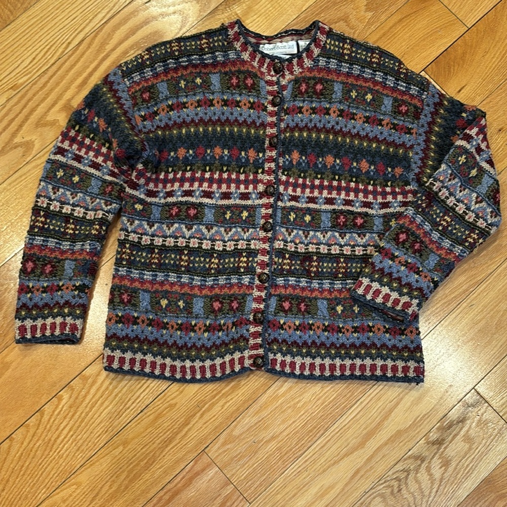 VINTAGE Robert Scott Ltd Hand-Knitted Sweater